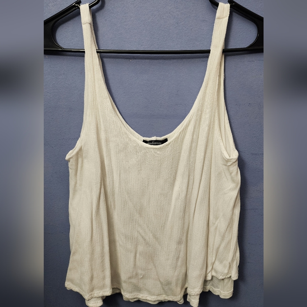 Ambiance Cream Tank Top